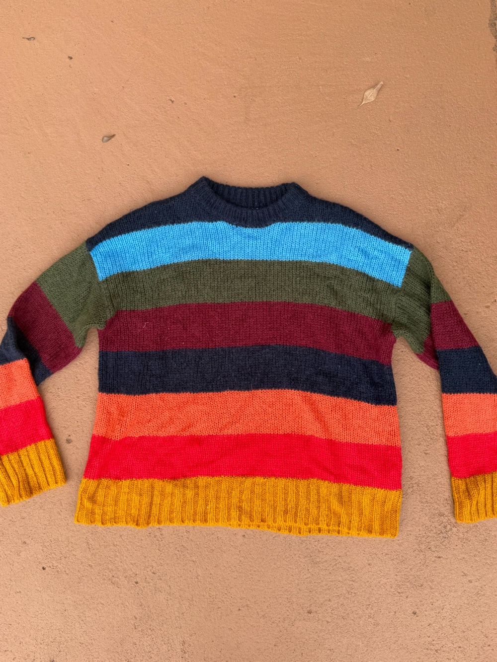 Urban Outfitters Multicolor Striped Crewneck Sweater